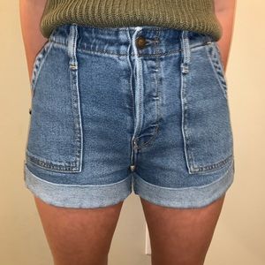 jean shorts from hollister